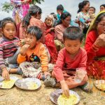 Cooking on the spot to serve people in Nepal