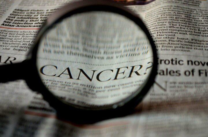 TItle in newspaper - Cancer