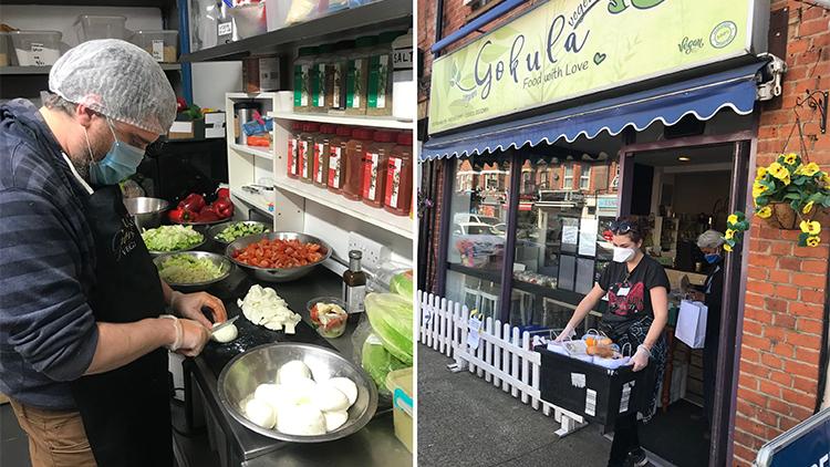 Staff at Gokula Cafe in Watford make prasad and deliver it to nearby towns and cities 