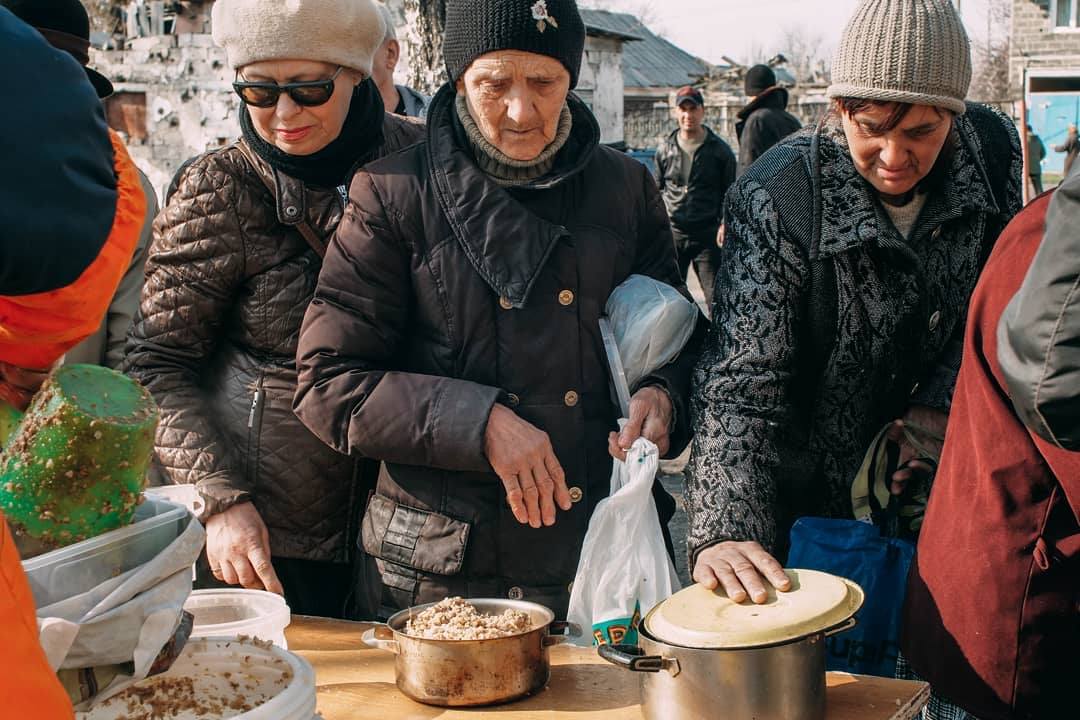 Food given to the elderly people