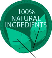 100% natural ingredients