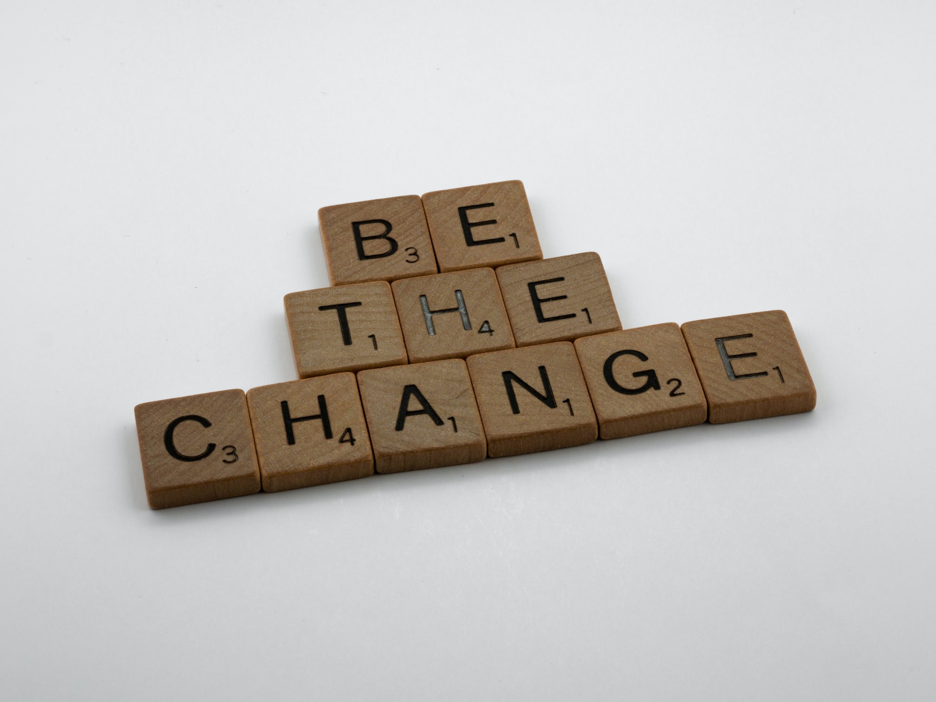 Be the change word increpted in wooden box