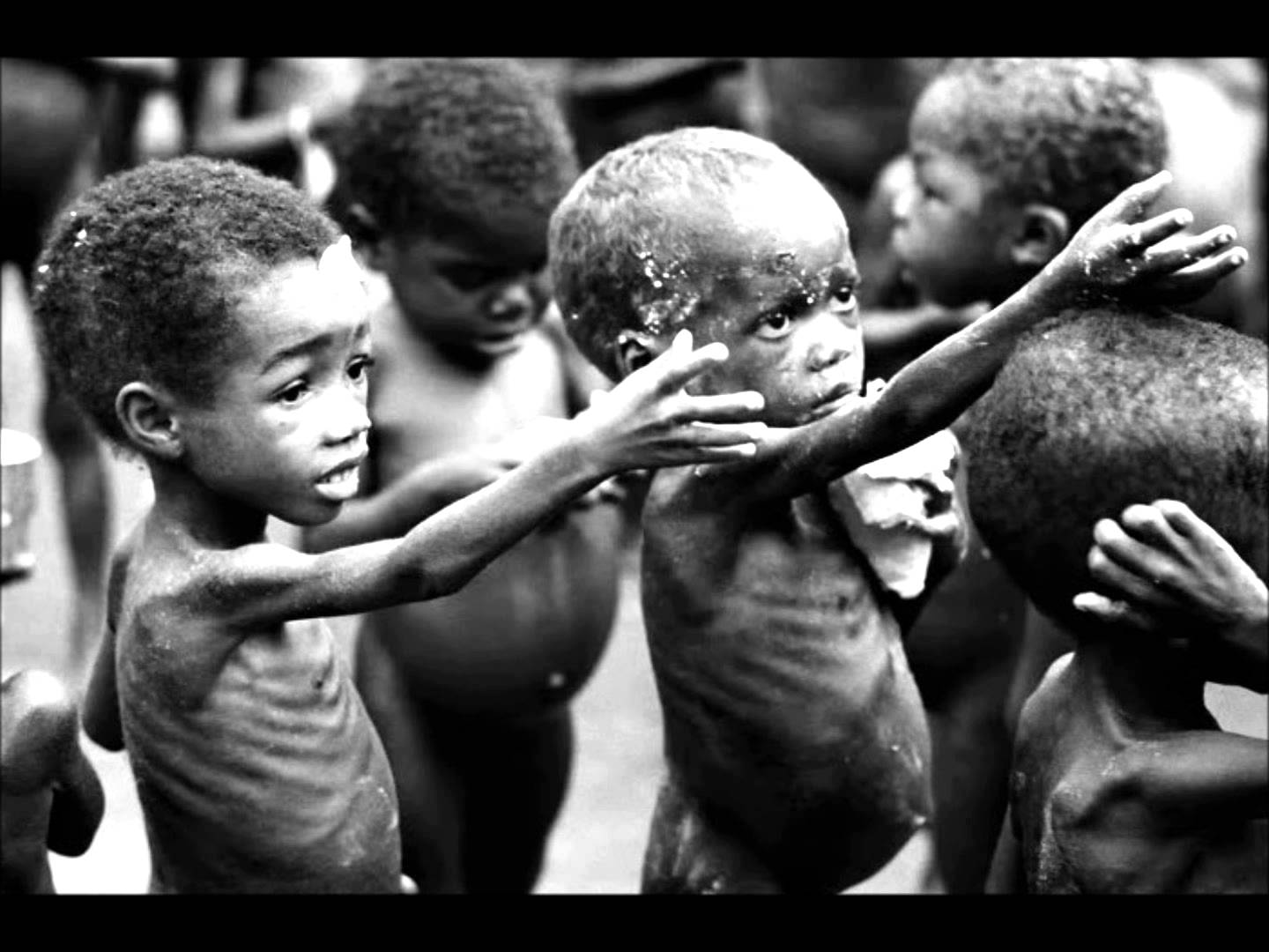 Starving children