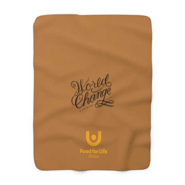 WORLD CHANGE- Sherpa Fleece Blanket