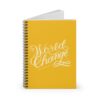 WORLD CHANGE- Spiral Notebook - Ruled Line - Image 2